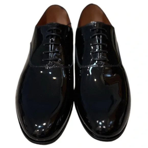 Charles Tyrwhitt Shiny Black Derbys - Picture 3 of 12